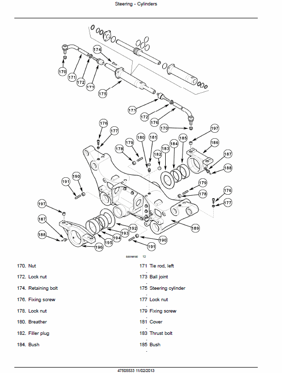 New Holland T7510, T7520, T7530, T7540, T7550 Tractor Service Manual