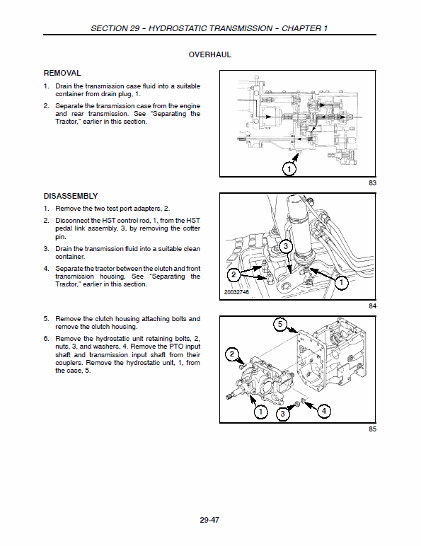 New Holland Tc29d, Tc33d Tractor Service Manual