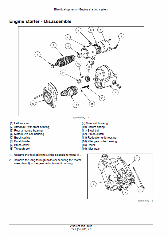 New Holland Workmaster 33 And 37 Tractor Service Manual