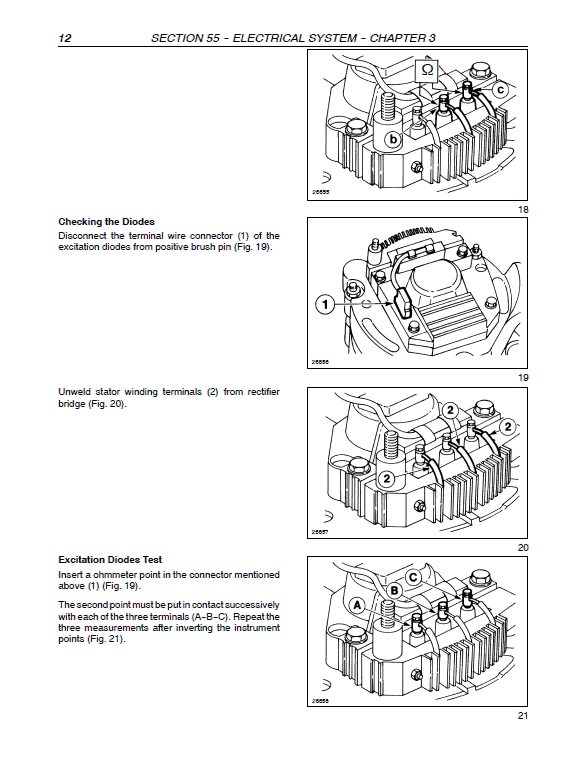 New Holland Tn55s, Tn65s, Tn70s, Tn75s Tractor Service Manual