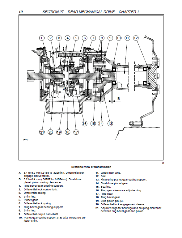 New Holland Tn60da, Tn70da, Tn75da, Tn85da, Tn95da Tractor Manual