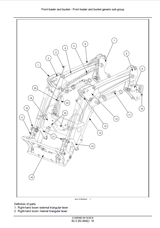 New Holland Workmaster 55, 65, 75 Tractor Service Manual