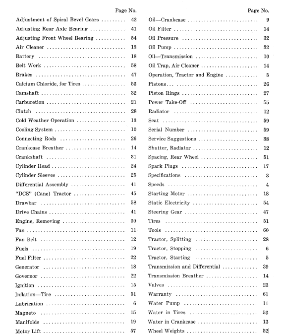 Case D Series Tractor Engine Service Manual