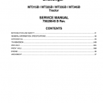 Challenger MT315B, MT325B, MT335B, MT345B Tractor Manual