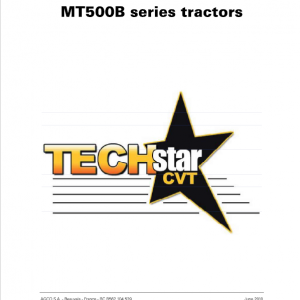 Challenger MT565B, MT575B, MT585B, MT595B Tractor Workshop Manual - Image 6