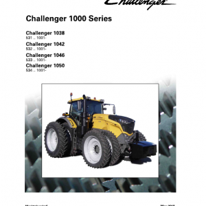 Challenger 1038, 1042, 1046, 1050 Tractor Workshop Manual