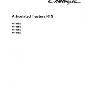 Challenger MT945E, MT955E, MT965E, MT975E Tractor Service Manual - Image 2