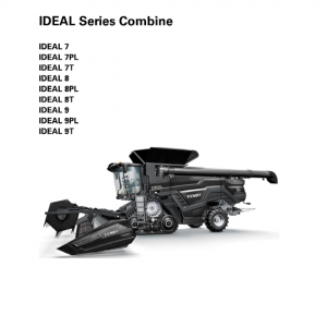 Fendt Ideal Combine Series Service Manual