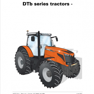 AGCO DT205B, DT225B, DT250B, DT275B, DT300B Tractor Manual