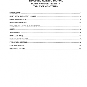 AGCO ST35, ST40 Tractor Service Manual - Image 5