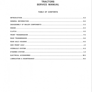 Massey Ferguson 1233 Tractor Service Manual