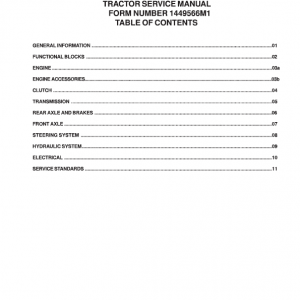 Massey Ferguson 1235 Tractor Service Manual