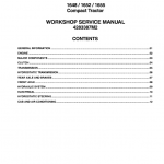Massey Ferguson 1648, 1652, 1655 Compact Tractor Manual
