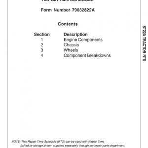 AGCO ST22A Compact Tractor Service Manual - Image 5