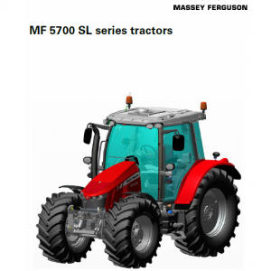 Massey Ferguson 5710 SL, 5711 SL, 5712 SL, 5713 SL Tractor Service Manual