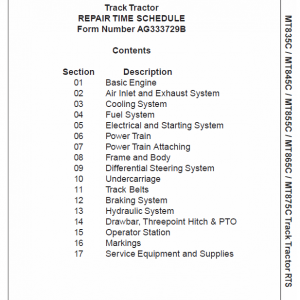 Challenger MT835C, MT845C, MT855C, MT865C, MT875C Tractor Service Manual - Image 4