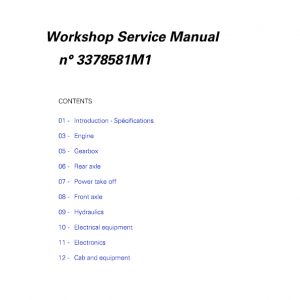 AGCO RT100, RT120, RT135, RT150 PowerMaxx CVT Service Manual - Image 3