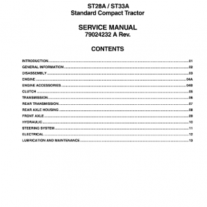 AGCO ST28A, ST33A Tractor Service Manual - Image 5