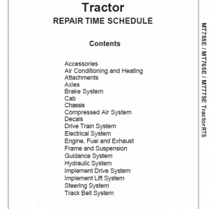 Challenger MT755E, MT765E, MT775E Tractor Service Manual - Image 4