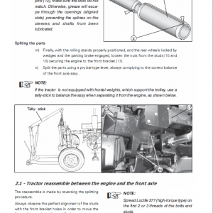 Massey Ferguson 451, 471, 481, 491, 492 Tractor Service Manual - Image 2