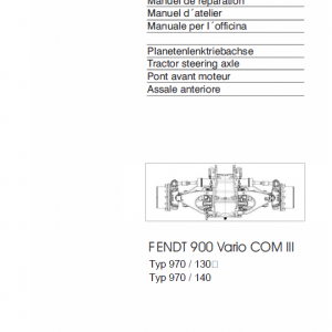 Fendt 924, 927, 930, 933, 936 Vario Stage 3B Tier 4i Tractor Service Manual - Image 3