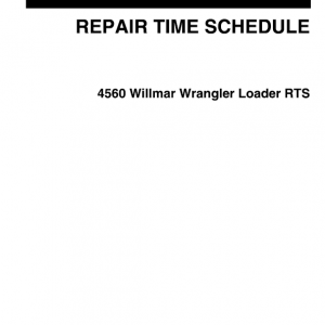 Willmar 4560 Wrangler Loader Service Manual - Image 3