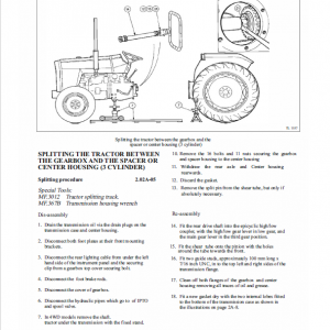 Massey Ferguson 431, 461 Tractors Service Manual - Image 3