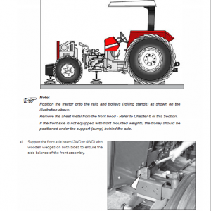 Massey Ferguson 573, 583, 593, 596 Tractor Service Manual - Image 3