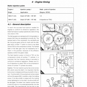 Massey Ferguson 451, 471, 481, 491, 492 Tractor Service Manual - Image 4