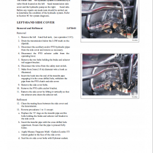 Massey Ferguson 533, 543, 563 Tractor Service Manual - Image 4