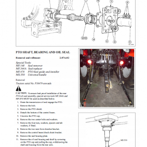 Massey Ferguson 431, 461 Tractors Service Manual - Image 5