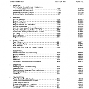 Case 480D, 480LL Loader Service Manual