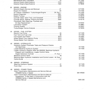 Case 780 CK Loader Backhoe Service Manual