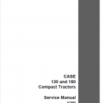Case 130, 180 Tractor Service Manual