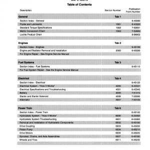 Case 40XT SkidSteer Service Manual