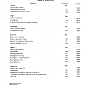 Case 689G Telescopic Handler Service Manual