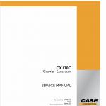 Case CX130C Crawler Excavator Service Manual