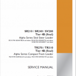 Case SR210, SR240, SV280 SkidSteer Service Manual (Tier 4B) - Image 2