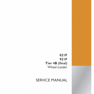 Case 821F, 921F Wheel Loader Service Manual