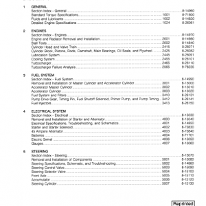 Case 1085C Excavator Service Manual