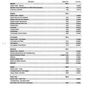 Case 9040 Excavator Service Manual