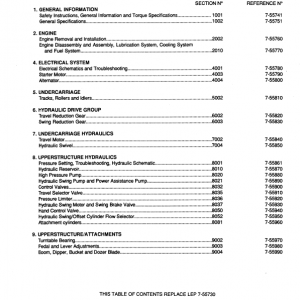 Case CK62 Excavator Service Manual