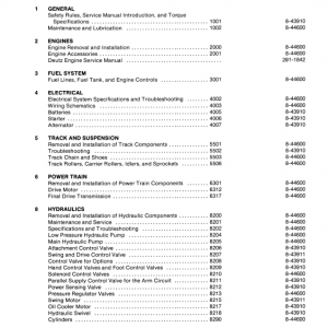 Case 170B Excavator Service Manual