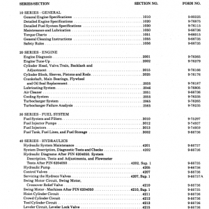 Case 980B Excavator Service Manual