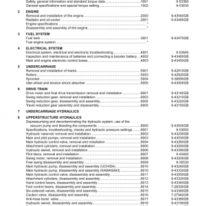 Case CX330 Excavator Service Manual