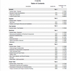 Case 550H Crawler Dozer Service Manual