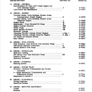 Case 680CK Loader Service Manual