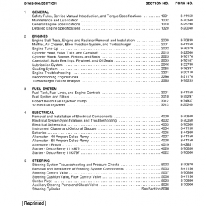 Case W30 Loader Service Manual