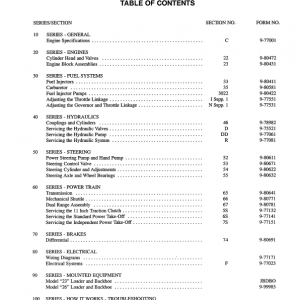 Case 480 Loader Service Manual