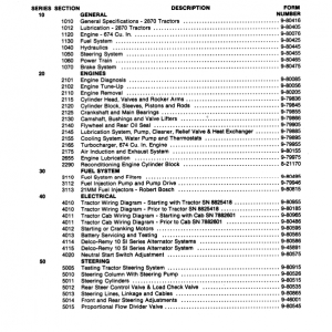 Case 2870 Tractor Service Manual